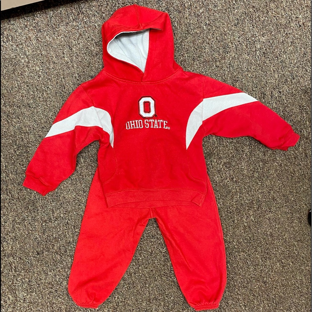 Ohio State Buckeyes Sweatshirt and Sweatpants Set- 24 months